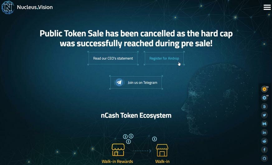 Nucleus Vision — аирдроп вместо токенсейла! Nucleus Vision — аирдроп вместо токенсейла!